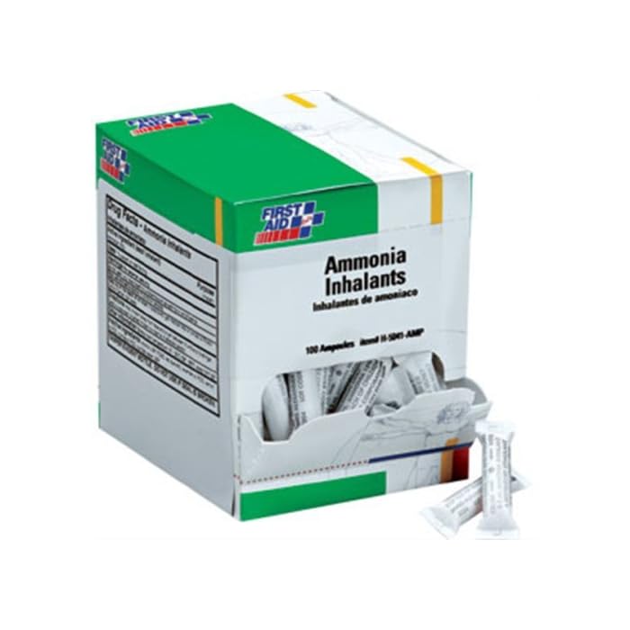 First Aid Only H5041-AMP Ammonia Inhalant Ampoules, 100/Box (Limited Edition)