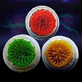 Dayloveme Ribbed Dotted Spike Latex Lubricated Condom,1PC