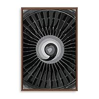 Framed Canvas Wall Art Aviation Machinery Canvas Prints Home Artwork Decoration for Living Room,Bedroom - 16x24 inches