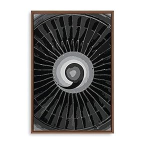 Framed Canvas Wall Art Aviation Machinery Canvas Prints Home Artwork Decoration for Living Room,Bedroom - 16x24 inches