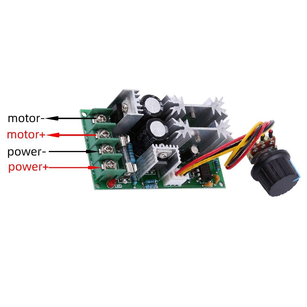 PWM DC Motor Speed Controller 12V 24V 36V 48V 20A DC Motor Driver Module High Power Current Regulator - Image 4