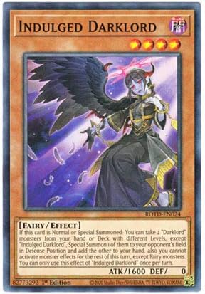 Amazon 遊戯王 英語版 Rotd En024 Indulged Darklord 悦楽の堕天使 ノーマル 1st Edition トレカ 通販