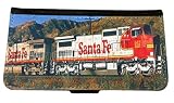 SAMSUNG GALAXY NOTE 4 WALLET CELL PHONE CASE FAUX LEATHER FLIP COVER (Santa Fe Train)