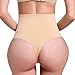 Miss-Loly Women's Waist Cincher Girdle Tummy Slimmer Sexy Thong Panty Shapewear Beige M