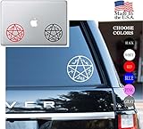 Supernatural Devils Trap Anti possession Series Vinyl Decal Sticker - Car Window, Laptop Skin, Wall, Mac (5.5