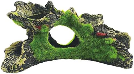 アクアリウム オブジェ 人工水草 流木 水槽 アクセサリー 隠れ家 金魚水景オーナメント 爬虫類 C