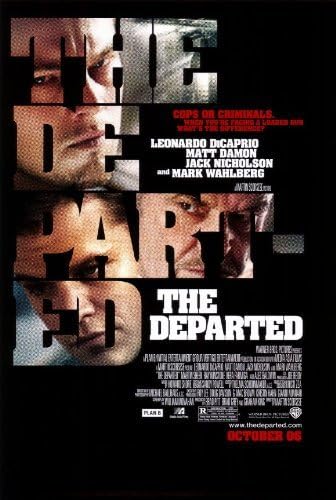 14"x10" (35x26cm)Tin Poster Decor Wall The Departed Movie by Single Dandelion