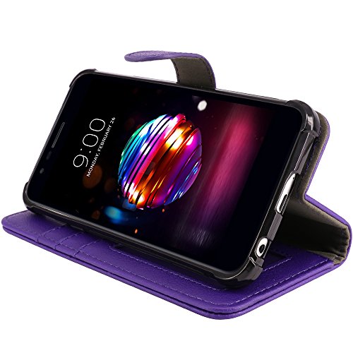 image for LG K10 2018 Case, LG K30 Case, TAURI [Stand Feature] PU Leather Wallet