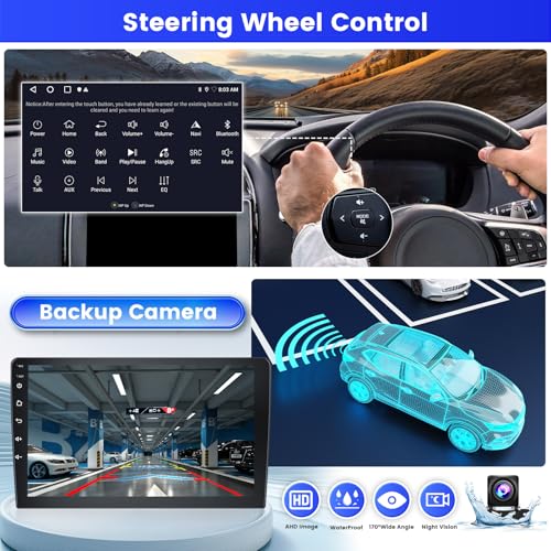 Inefala Radio for Renault Master 2019-2022 Android 15 (2+64G) with Wireless Carplay and Android Auto, 10.1'' Touch Screen Stereo Radio with Bluetooth 26UI EQ GPS FM/RDS SWC AHD Reverse Camera