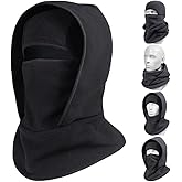 Balaclava Face Ski Mask, 2026 Fleece Windproof Warm Balaclava, Neckband Integrated Cycling Mask, Fleece Face Hat for Men