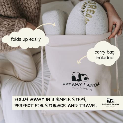 DREAMYPANDA Bed Bumpers for Toddlers — Bed Rail for Toddlers — Soft