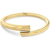 Calvin Klein Women's Jewelry - CK Spiral Bangle - Stainless Steel - Layering Accessory for Everyday Wear - Gift for Her