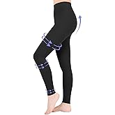 Compression Pantyhose for Women & Men, 20-30mmHg Medical Graduated Compression Leggings, Waist High Compression Stockings for Varicose Veins Edema Flight