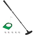 Asyxstar Mini Golf Putter - Golf Putters for Men Right Handed Golfers or Left Handed Golf Putter for Kids and Womens Mini Golf Clubs Set - Two-Way Adjustable Length putters with 5 Golf Practice Ball