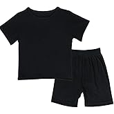 JWWN Toddler Girls Boys Short Sleeve Pajamas Set Little Kids Sleepwear 2 Piece Summer Loungewear 1-6Years