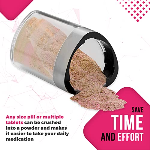 Pill Grinder Pro Manual Pill Crusher and Cutter Crush, Grind and