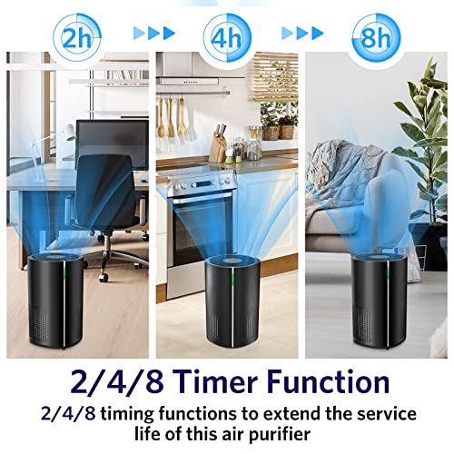 Air Purifiers for Home Large Room - Air Choice Air Purifier, H13 True HEPA Filter & PM2.5 Monitor, Air Purifiers for Bedroom with 5 Adjustable Modes, Clean 99.97%Dust, Smoke, and Odor Eliminator