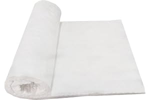SIMOND STORE HYTECH Products Ceramic Fiber Blanket, 8# Density 2400F, 1/2 Inch X 24 Inch X 36 Inches, High Temperature Fireproof Insulation for Forge, Ceramic Kiln, Furnace, Dishwasher Insulation Blanket