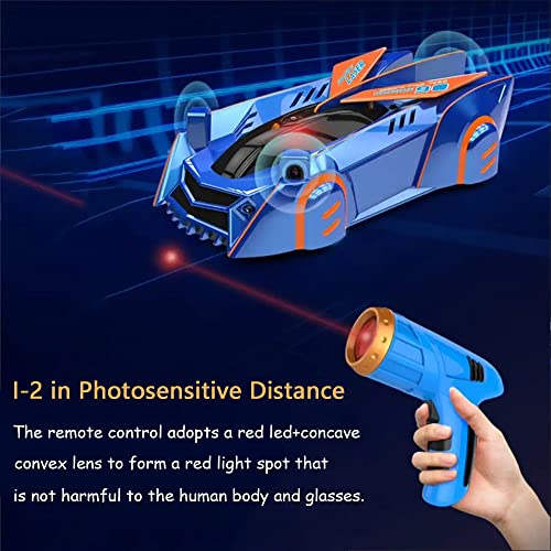 Wall Climbing Car,Laser Guided Wall Climbing Race Car,Dual Mode 360
