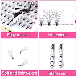 TDANCE Premade Fans Eyelash Extensions 320 Fans Pre