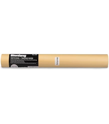 Borden & Riley Sun-Glo Thumbnail Sketch Paper Roll - 8 Lb., 24" X 50 Yards, Canary Yellow (35CR245000)