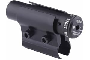 Higoo Tactical Mini Red Dot Laser Sight Scope with Barrel Clamp Mount for Rifle Shot Gun