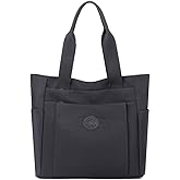 YANAIER Nylon Lightweight Handbag for Women Tote Purses Multi-pocket Shoulder Bag for Work Travel