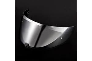 FCKBLSL i70 i10 HJ-31 Motorcycle Helmet Visor Uv Protection Helmet Shield (Silver)