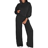 Ulovmi Lounge Sets for Women 2 Piece Relaxed Fit Sweatsuits
