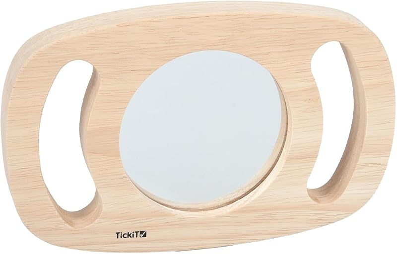 TickiT 73372 Easy Hold Plane Mirror Toddler Wooden Acrylic for Sensory