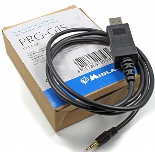 Midland - Radio Programmer C1131, Software for Custom Configuration of Walkie Talkies G15, G18, Arctic, G15 PRO, and G18 PRO - Channel Programming, Frequencies, CTCSS/DCS Tone and Power