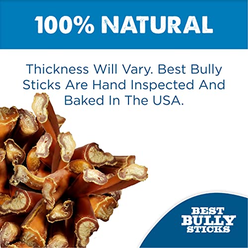 Best Bully Sticks 12 Inch AllNatural Bully Sticks for Dogs 12” Fully