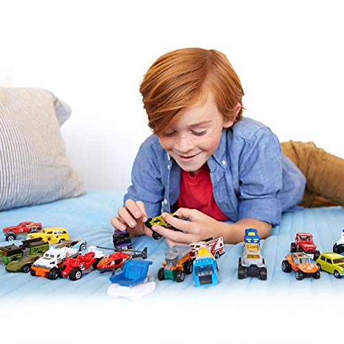ATOPDREAM TOPTOY Gifts for 36 Year Old Boys Girls, Pull Back Car Toys Assorted Construction