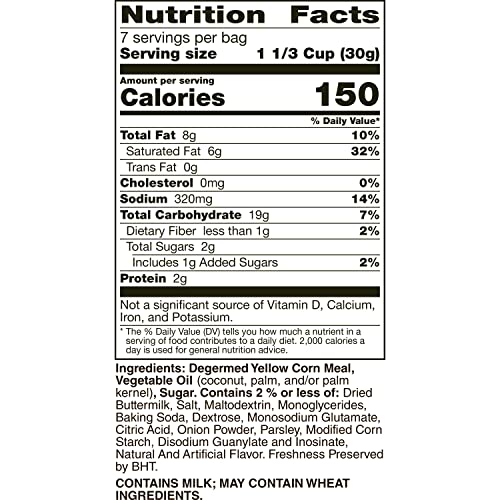 Bugles Crispy Corn Snacks, Hidden Valley Ranch Flavor, Snack Bag, 7.5 oz (Pack of 8) Pricepulse