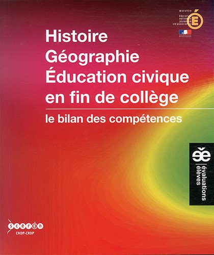 Histoire, géographie, éducation civique en fin de collège