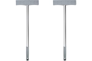 SNOWTING 2 PCS Stainless Steel Handheld Sign Holder, Professional Display Pole Sign Stand for Events Meetings Tours Two-Sided Signs Versatile Easy Grip Billboard for Airports Exhibitions Parades, No Signboard