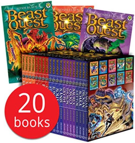 Beast Quest: Heroes and Battles (Series 14-18) Collection - 20 Books