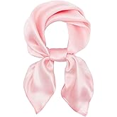 Ciormis 100% Mulberry Silk Scarf-Women's 21''/27''Square Silk Hair Head Scarf Neckerchief with Gift Packaged