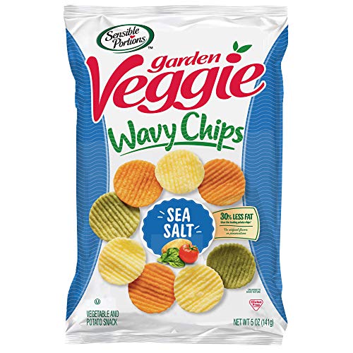 Sensible Portions Garden Veggie Wavy Chips, Sea Salt, No Artificial