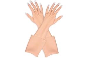 YIQI Silicone Female Glove with Nails Realistic with Skin Texture for Drag Queen Male to Female