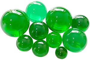 BEYVKIX Solid Acrylic Decorative Balls for Bowls, Clear & Colorful Display Spheres for Home Table Decor, Polished Acrylic Orb