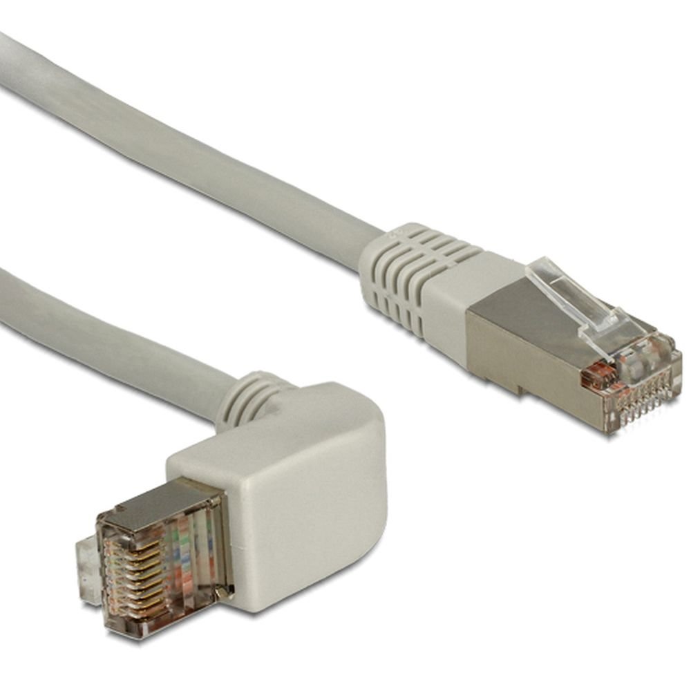 DeLock Cable RJ45 CAT 6 A SSTP Angled/Straight 1