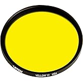 Tiffen Gelbfilter 49mm YELLOW 12 - Für Schwarz-Weiß Fotografie