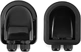 QWORK 2 Pcs IP68 Solar Cable Entry Gland Waterproof ABS Dual Cable Entry Housing view 3
