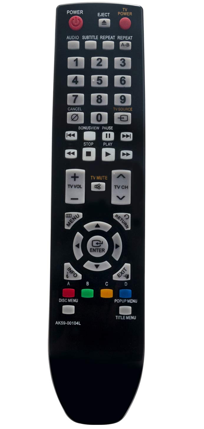 ALLIMITY AK59-00104L Remote Control Replace for Samsung Blu-ray Disc Player BD-P4600 BD-P4600XEC BD-P4600XEU BD-P4610 BD-P4610XEG