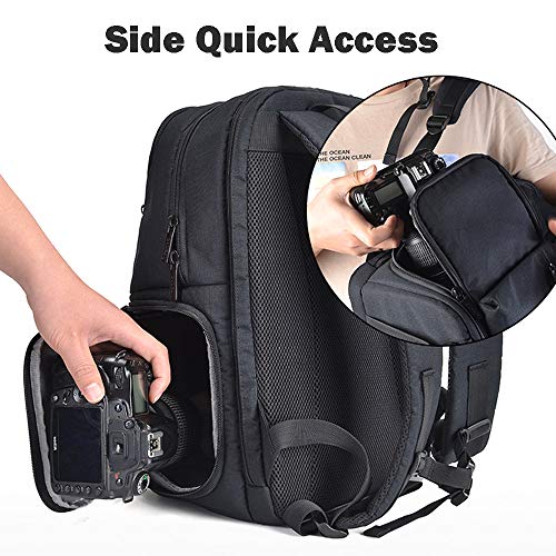 CADeN Camera Backpack, DSLR/SLR/Mirrorless Photography Camera Bag Large