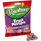 Rowntrees Red and Black Fruit Pastilles Bag 143g
