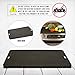 More Counter Space Stove Top Stove Burner Covers | Countertop 19x27 Large Cutting Board Kitchen Accessories for More Kitchen Space | Sturdy & Easy to Clean Serving Tray with Handles (Black Legless)