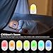 Plug-in Night Light for Kids, Compact RGB Color Changeable LED Night Lamp with Dusk to Dawn Sensor, Warm White Night Lighting for Baby Room, Bedroom, Hallway, Kitchen, Bathroom, Stairs (2 Pack)