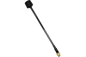 GBHKPLFO 5.8GHz Long Range FPV Antenna, 2.5db High Gain RHCP SMA Male Antenna Compatible with FPV RC Drone & Transmitter (UP155R)